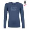 185 MERINO CONTRAST LONG SLEEVE W Sottomaglia m/l Donna