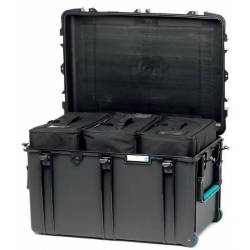 RESIN CASE HPRC2800W WHEELED 3 BAGS AND DIVIDERS  Valigia in resina