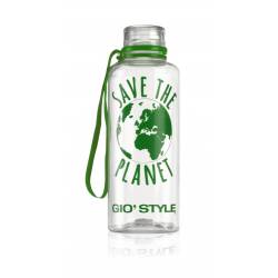 DRINK BOTTLE SAVE THE PLANET - Bottiglia trasparente