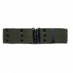 Cintura verde militare Virginia h 6 cm CHIUSURA METALLO