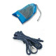 Cima per ormeggio Trem IMPIOMBATA CON REDANCIA INOX BLU