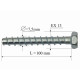 Vite zincata Raumer HECO MULTI-MONTI Ø7,5x100