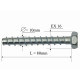 Vite zincata Raumer HECO MULTI-MONTI Ø10x80