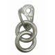 Placchetta con 2 anelli tondi Raumer ROCK Ø10 "LINEA MARINA"