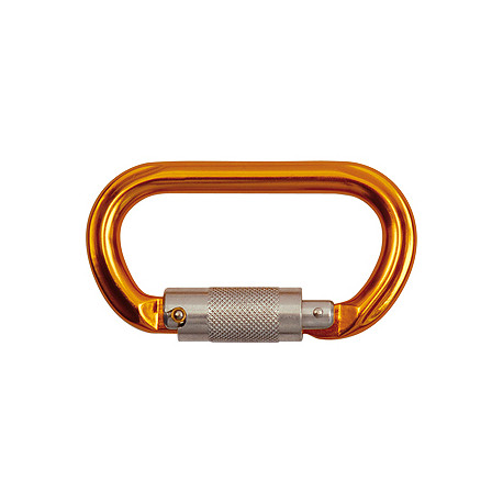 Moschettone parallelo con ghiera Skylotec OVALOY TRI
