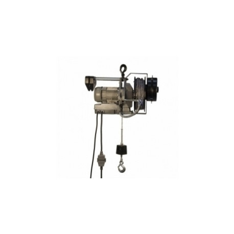Argano elettrico Tractel MINIFOR TR10+RADIOCOMANDO AVV FUNE 20 M