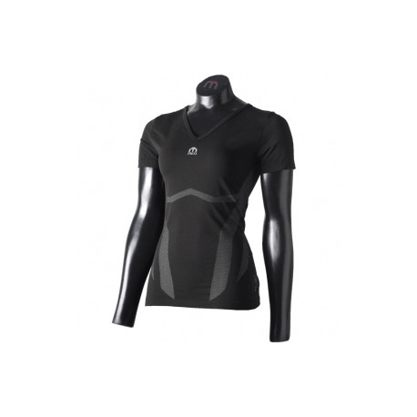 Maglia colloa V manica corta Mico SKINTECH LIGHTSKIN