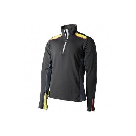 Maglia uomo zip manica lunga Mico  RUNNING LIGHT