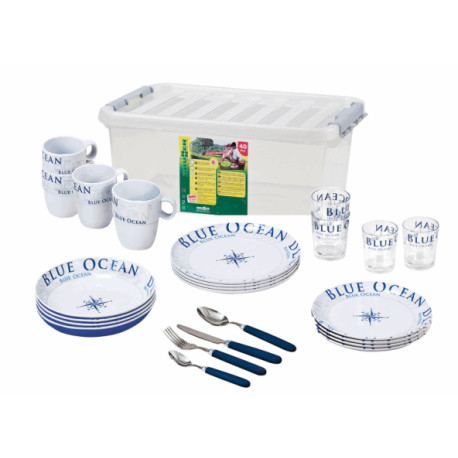 Set melamina Brunner ALL INCLUSIVE BLUE OCEAN
