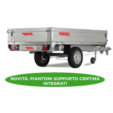 Rimorchio con freni serie 4000 Ellebi 45352E