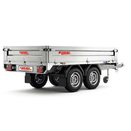 Rimorchio con freni serie 4000 Ellebi LBC 4260 TB STEEL
