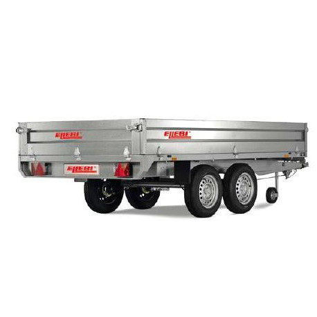 Rimorchio con freni serie 4000 Ellebi LBC 4310 TB STEEL