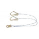 Cordicella con due ganci e un moschettone Kratos safety