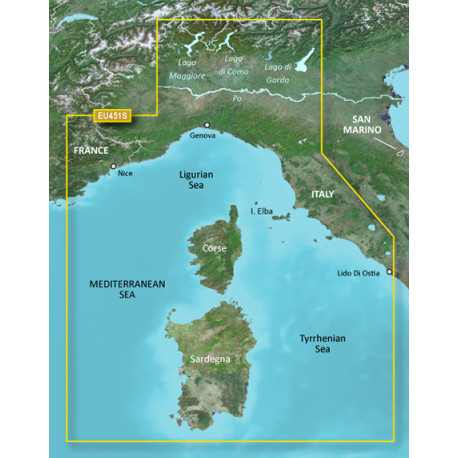 MicroSD-SD BlueChart g2 Vision Garmin VEU451S SMALL