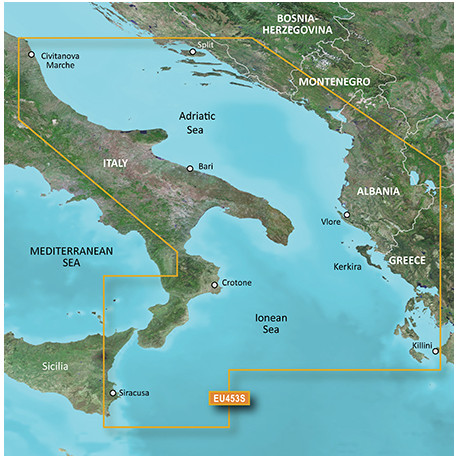 MicroSD-SD BlueChart g2 Vision Garmin VEU453S SMALL