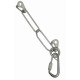Gruppo sosta inox Raumer 2 ROCK 12+1C.+1AN.+ RING SAFETY13