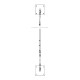 Kit per linea verticale a muro CT VERTICAL LINE WALL