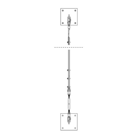 Kit per linea verticale a muro CT VERTICAL LINE WALL