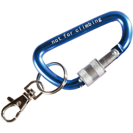 Moschettoncino portachiavi Camp "D" 60 mm LOCK