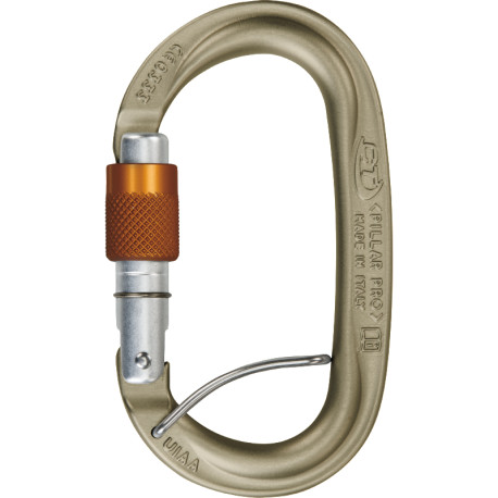 Moschettone parallelo in acciaio CT PILLAR PRO SGL HC