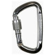 Moschettone con forma a D CT D-SHAPE SG NERO