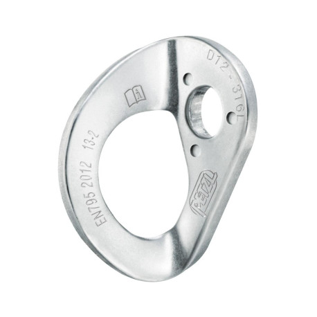 Placchetta di ancoraggio in acciaio inossidabile Petzl COEUR STAINLESS