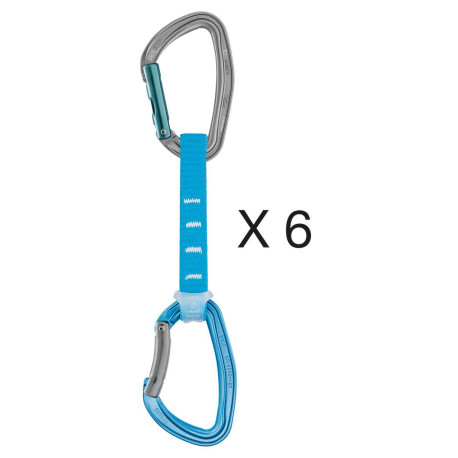 Rinvio in confezione da 6 Petzl PACK DJINN AXESS