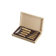 Cofanetto coltello legno OPINEL 10 coltelli Inox
