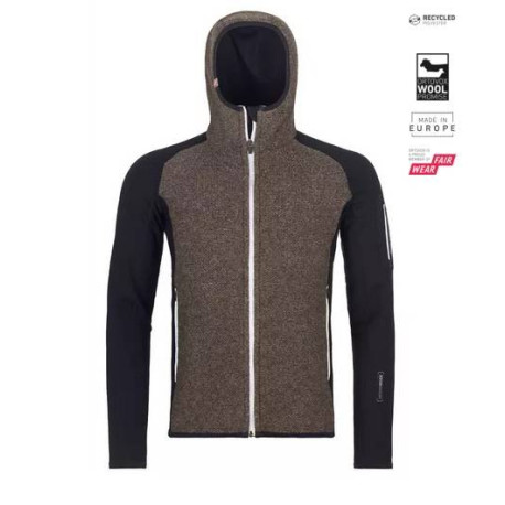 FLEECE PLUS CLASSIC KNIT HOODY M  Giacca pile uomo