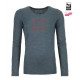 185 MERINO CONTRAST LONG SLEEVE W Sottomaglia m/l Donna