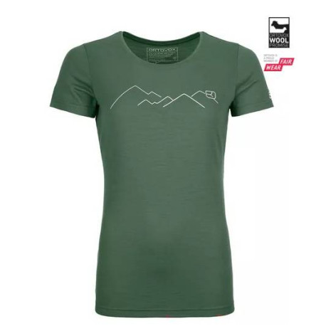 185 MERINO MOUNTAIN T-SHIRT W Sottomaglia m/c Donna