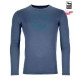 185 MERINO CONTRAST LONG SLEEVE M Sottomaglia m/l uomo