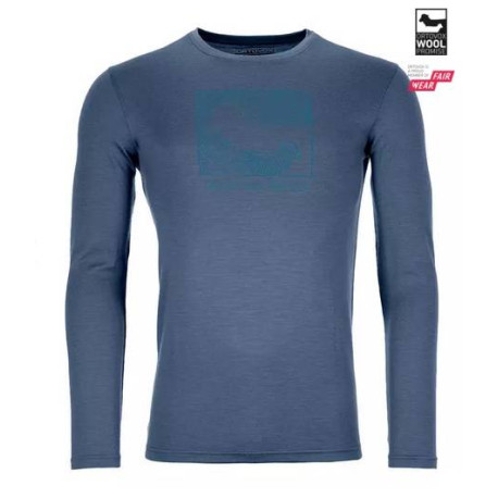 185 MERINO CONTRAST LONG SLEEVE M Sottomaglia m/l uomo
