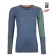 185 ROCK‘N‘WOOL LONG SLEEVE W MSGLIS INTIMS M/L DONNA