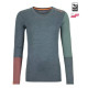 185 ROCK‘N‘WOOL LONG SLEEVE W MSGLIS INTIMS M/L DONNA