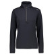 WOMAN SWEAT Maglia fleece lupetto mezza zip