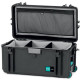 RESIN CASE HPRC4300W WHEELED SOFT DECK AND DIVIDERS Valigia in resina