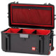 RESIN CASE HPRC4300W WHEELED SOFT DECK AND DIVIDERS Valigia in resina