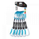 BE FREE RUBBER  - Kit rinvio alpinismo/arrampicata 6pz