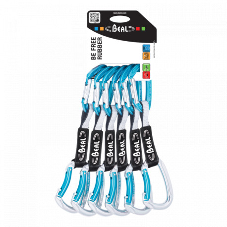 BE FREE RUBBER  - Kit rinvio alpinismo/arrampicata 6pz