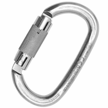 OVALONE INOX AUTO BLOCK moschettone acciaio