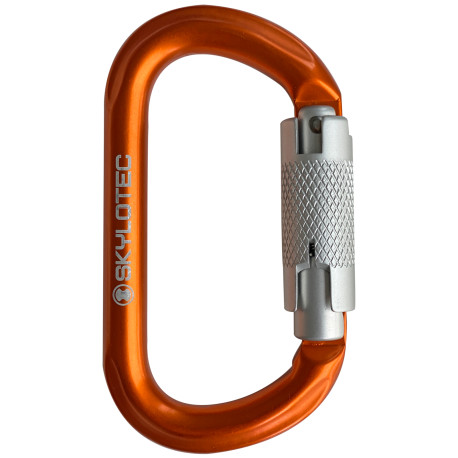 Moschettone parallelo con ghiera Skylotec OVALOY TW