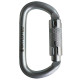 Moschettone parallelo in acciaio Skylotec OVALSTEEL TRI