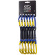 BERRY PRO 12 cm - Set rinvio per arrampicata 6pz