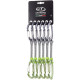 LIME-W SET 12 cm DYNEEMA - Set rinvio per arrampicata da 6pz