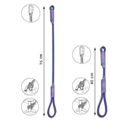 Longe in corda dinamica Beal DYNACLIP 40/50/75