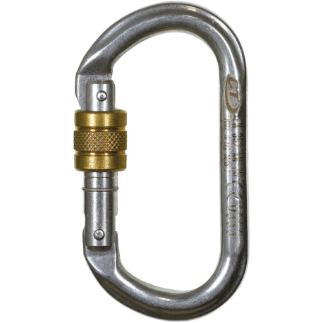 OVAL S-STEEL SG - Moschettone ovale in acciaio inox con ghiera a vite