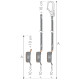 FLEX ABS 140 Y - Cordino anticaduta con assorbitore di energia