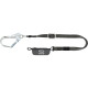 FLEX ABS 140 REG STEEL - Cordino regolabile anticaduta con assorbitore d'energia