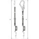 FLEX ABS 140 REG STEEL - Cordino regolabile anticaduta con assorbitore d'energia
